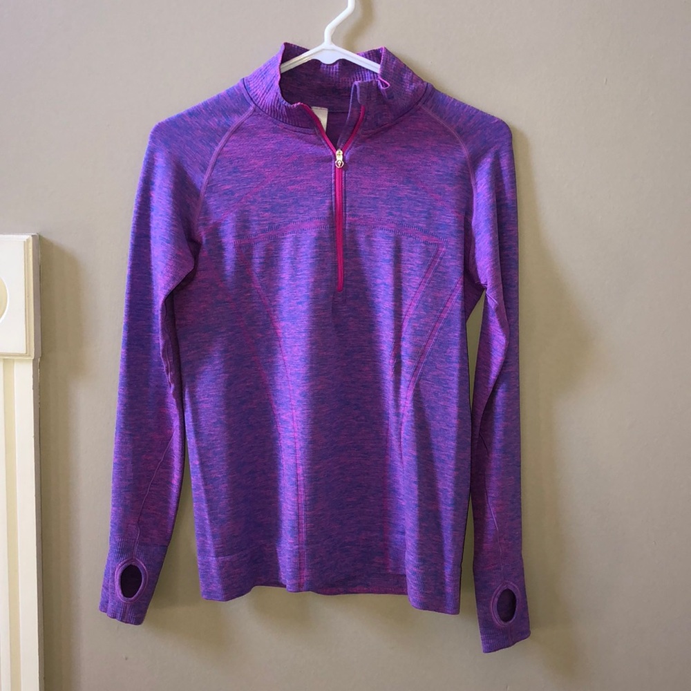 Pink and purple/blue girls Ivivva quarter zip